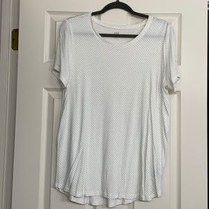 GAP XL short sleeve polka dot top